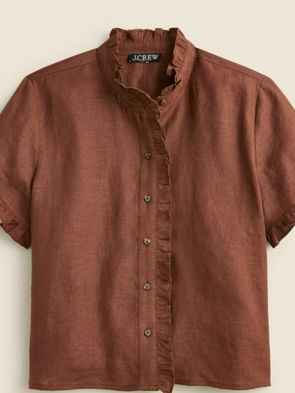 NWT!  JCrew Linen Blouse  SZ S